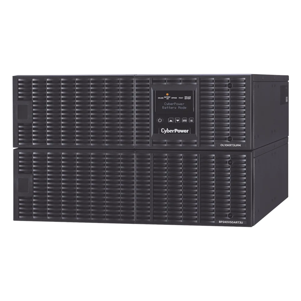 UPS de 10000 VA/9000 W, Online Doble Conversión, 200 - 240 Vac de Entrada, 200 - 240 Vac de Salida, Terminal Hardwired, Onda Senoidal Pura, Torre o Rack de 6 UR, Con 3 Tomas NEMA L6-30R