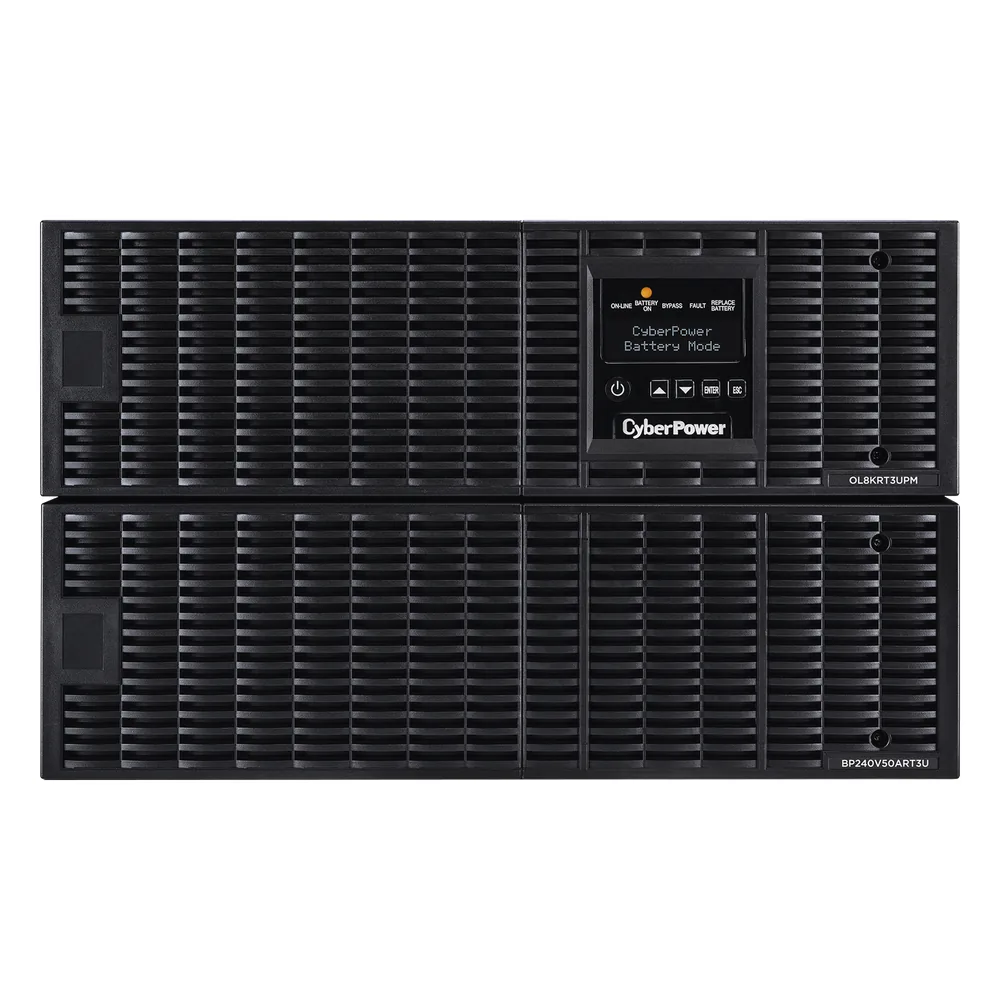 UPS de 8000 VA/ 7200 W, Online Doble Conversión, 200 - 240 Vac de Salida, Terminal Hardwired, Onda Senoidal Pura, Torre o Rack de 6 UR, Con 3 Tomas NEMA L6-30R