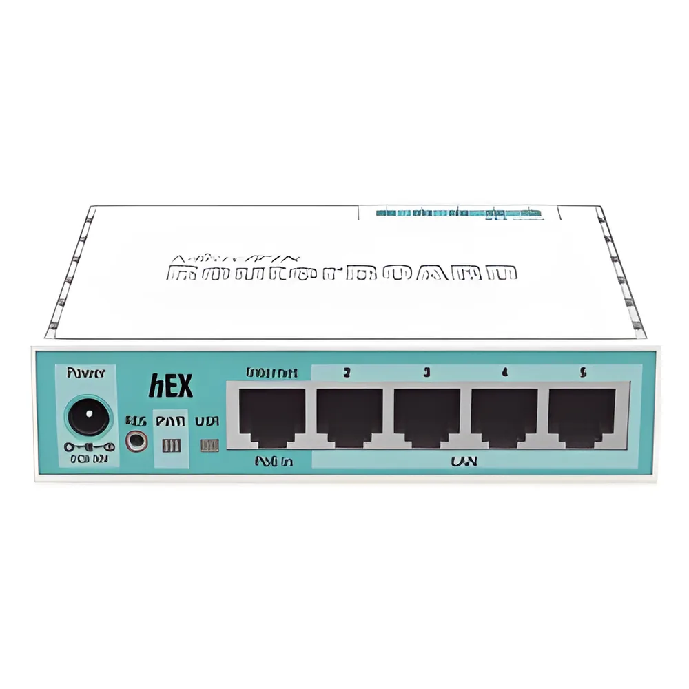 (hEX) RouterBoard, 5 Puertos Gigabit Ethernet, versión 2