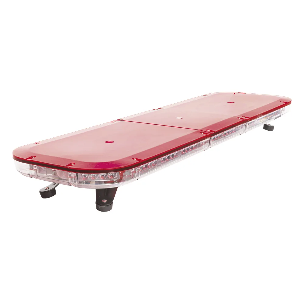 Barra de luces LED de 47" con 86 LED de alta potencia, color rojo, ideal para equipar ambulancias y unidades de bomberos