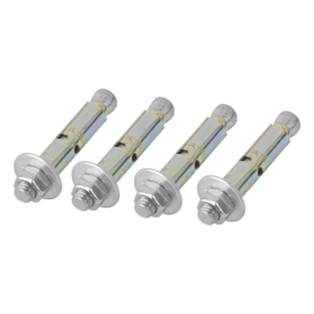 Kit de 4 Piezas de Taquete Tipo Barrenancla con Tornillo de 3/8" X 3" con Taquete de 1/2".