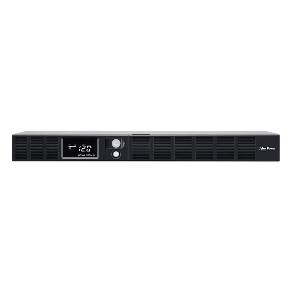 UPS de 500 VA/300 W, Topología Línea Interactiva, Entrada 120 Vca NEMA 5-15P, Tipo Rack 1 UR, Con 6 Tomas NEMA 5-15R