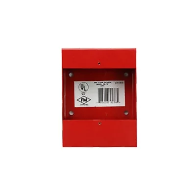 Caja de montaje superficial para estación manual de alarma direccionable Fire-Lite BG-10LX y BG-12LX