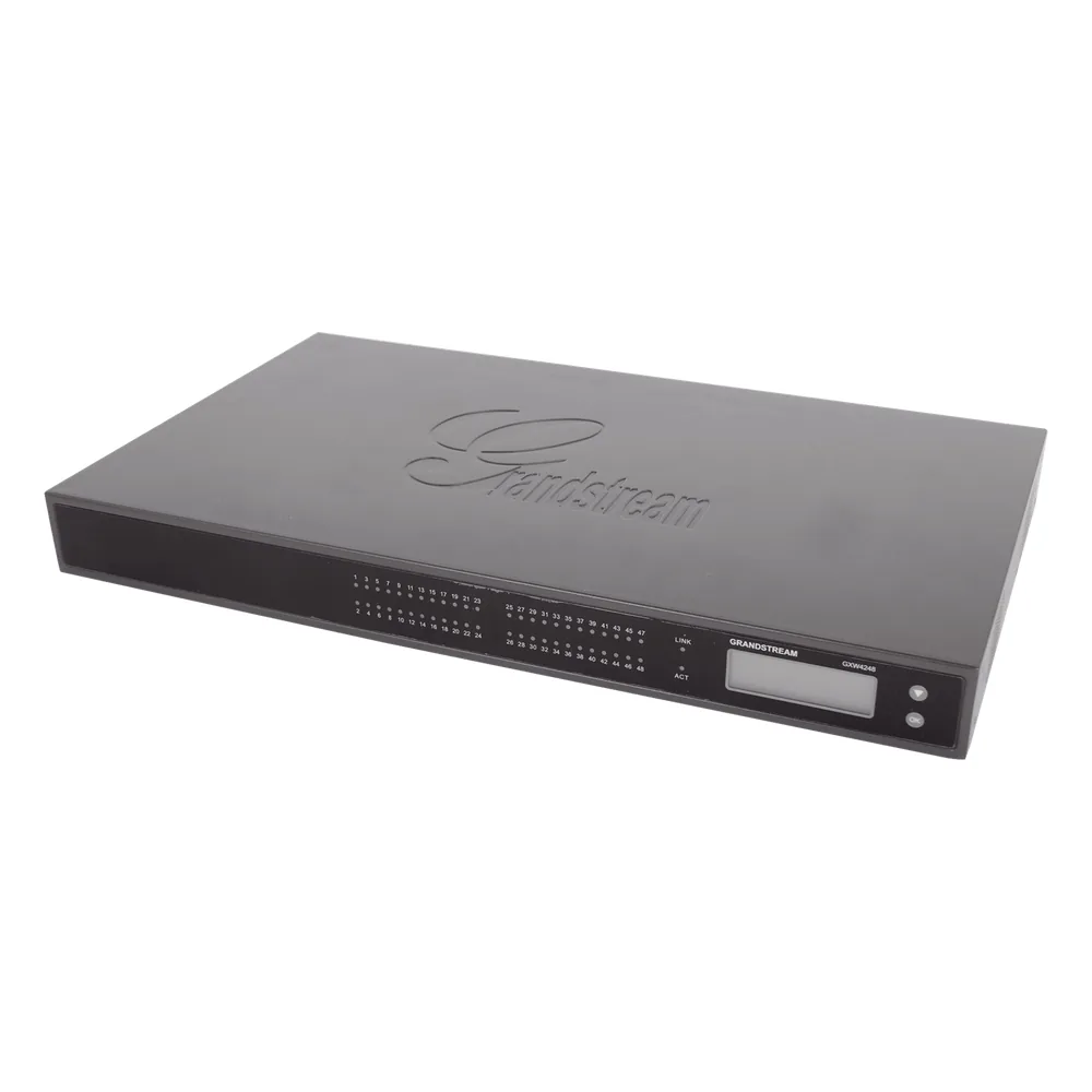 Adaptador VoIP GrandStream de 48 FXS 2 puertos telco 50 pins p/montaje en rack