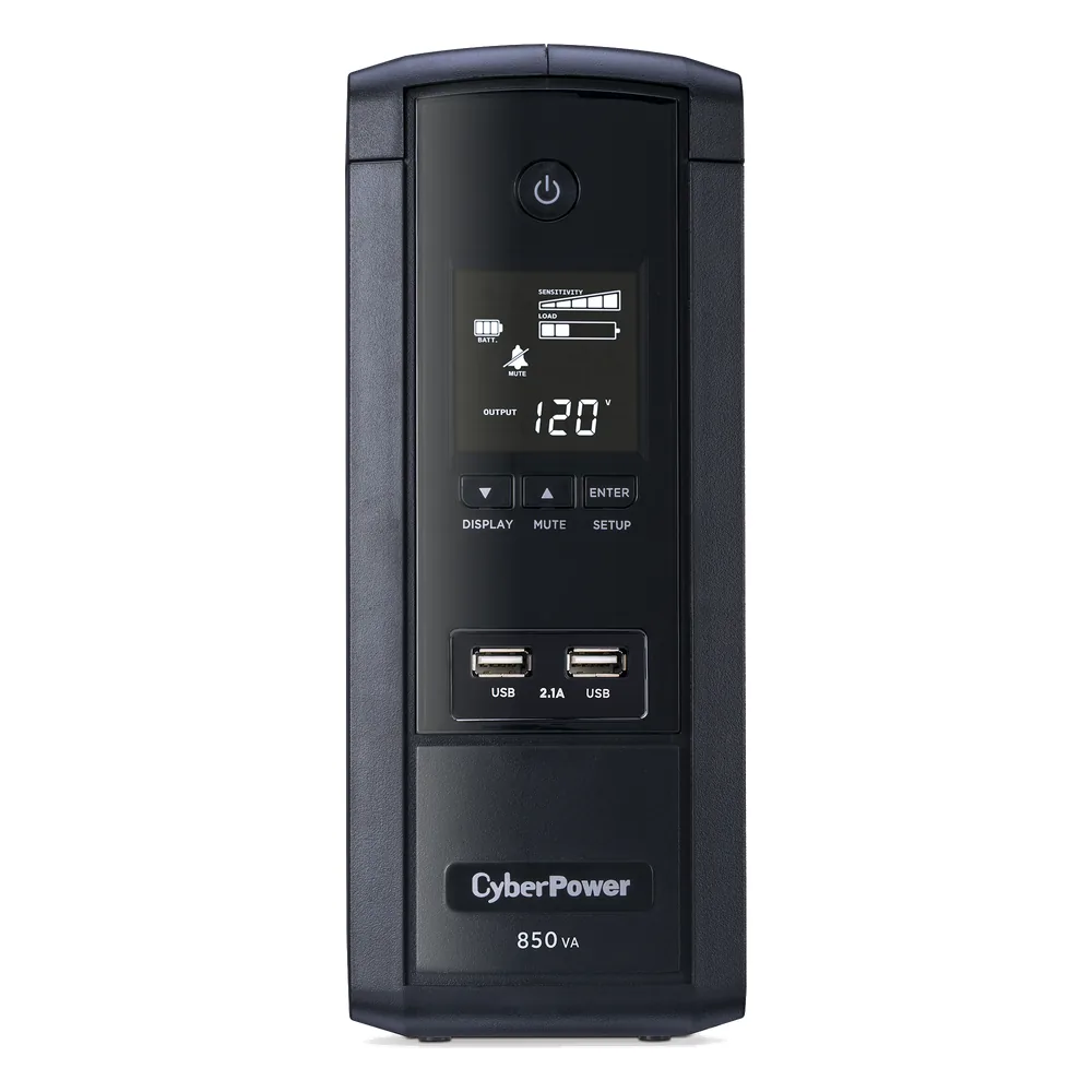 UPS de 850 VA/510 W, Topología Línea Interactiva, Entrada 120 Vca NEMA 5-15P, Tipo Torre, Con 10 Tomas NEMA 5-15R, 5 años de garantía