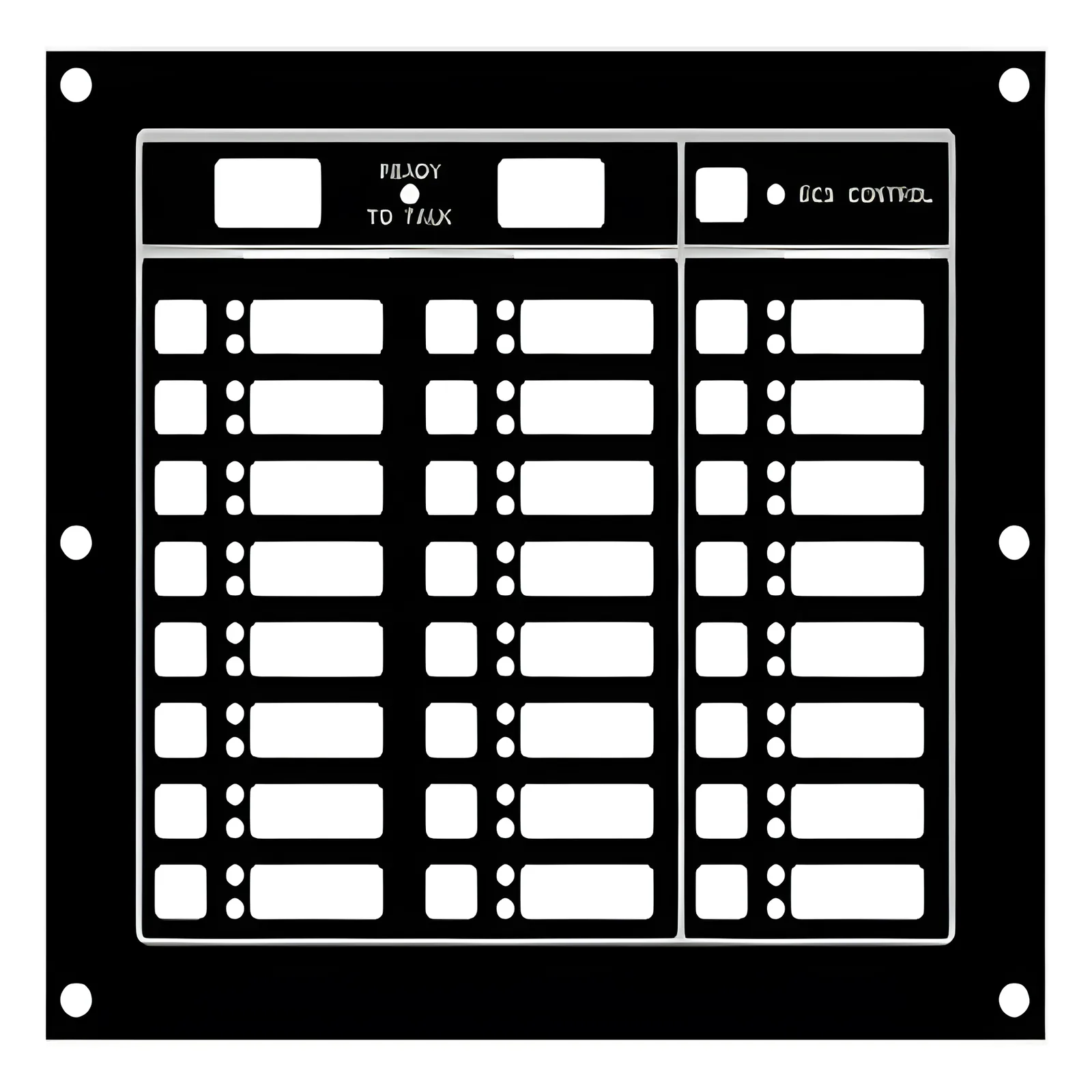 Expansor de 24 Switches para paneles de la serie ECS