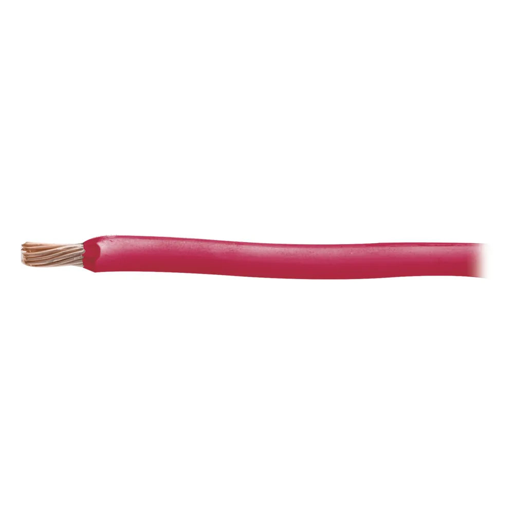 Cable 8 awg color rojo,Conductor de cobre suave cableado. Aislamiento de PVC, auto extinguible. ((Venta por Metro)