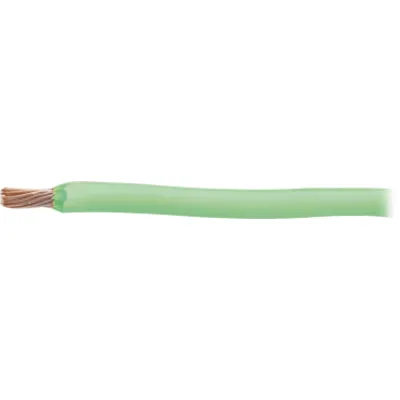 (SLY303) Cable 8 awg color verde,Conductor de cobre suave cableado. Aislamiento de PVC, autoextinguible. (Venta por Metro)