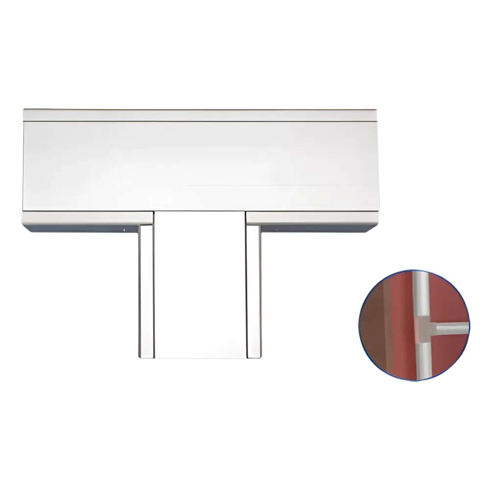 Accesorio en "T" de aluminio, para canaleta INKA100 (8140-80001)