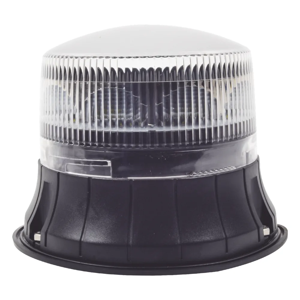 Burbuja LED giratoria de color claro, 9 LEDS, montaje permanente