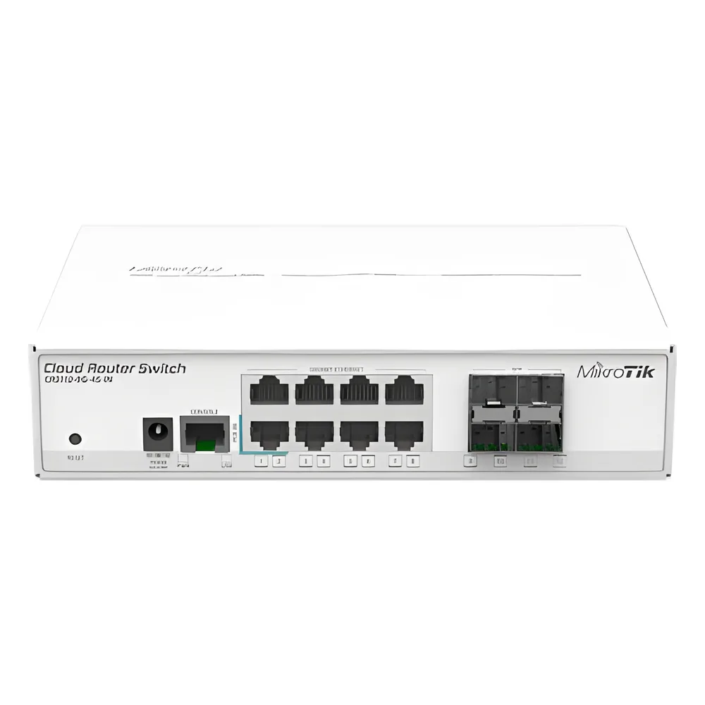 Cloud Switch Router 8 Puertos Gigabit Ethernet y 4 Puertos SFP, throughput 975 kpps