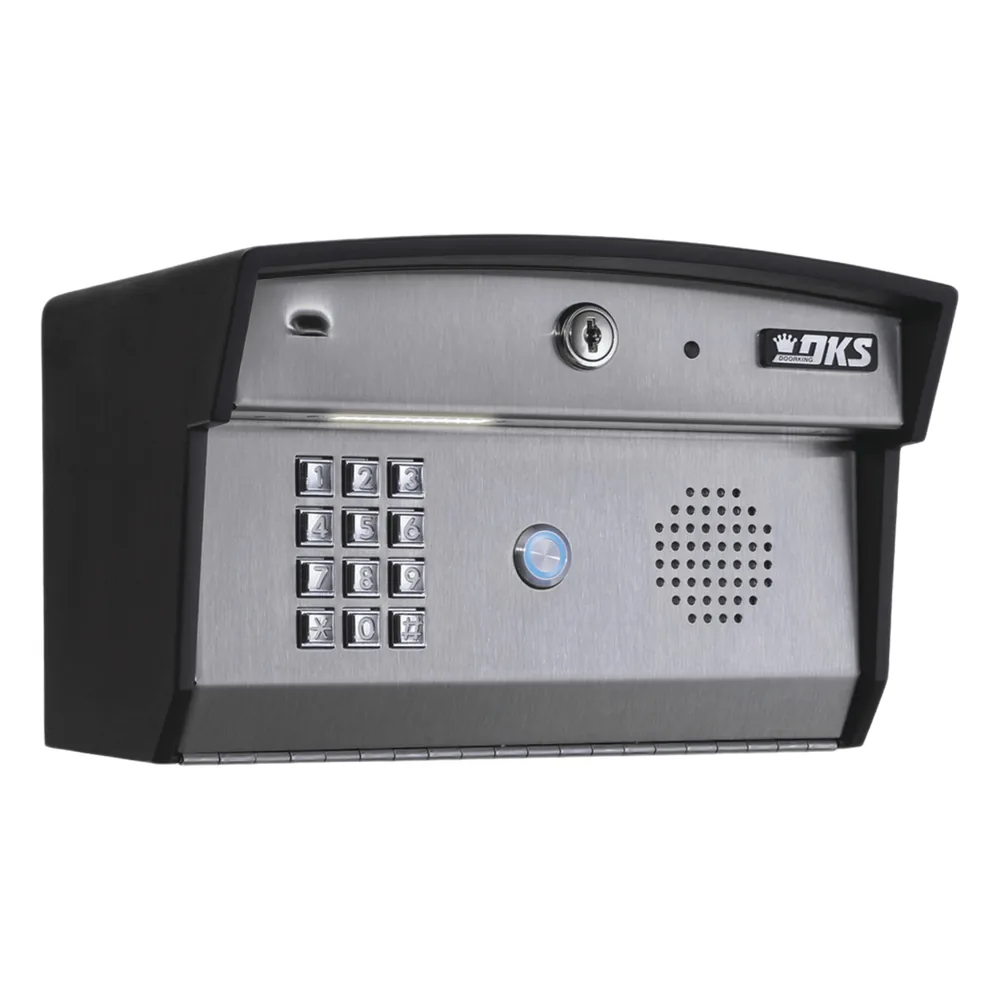 Access PLUS DKS / Atienda la puerta aún sin estar en casa! / Interfon telefónico / 27 números celulares / Control de acceso / 2 puertas / Lineas A/D