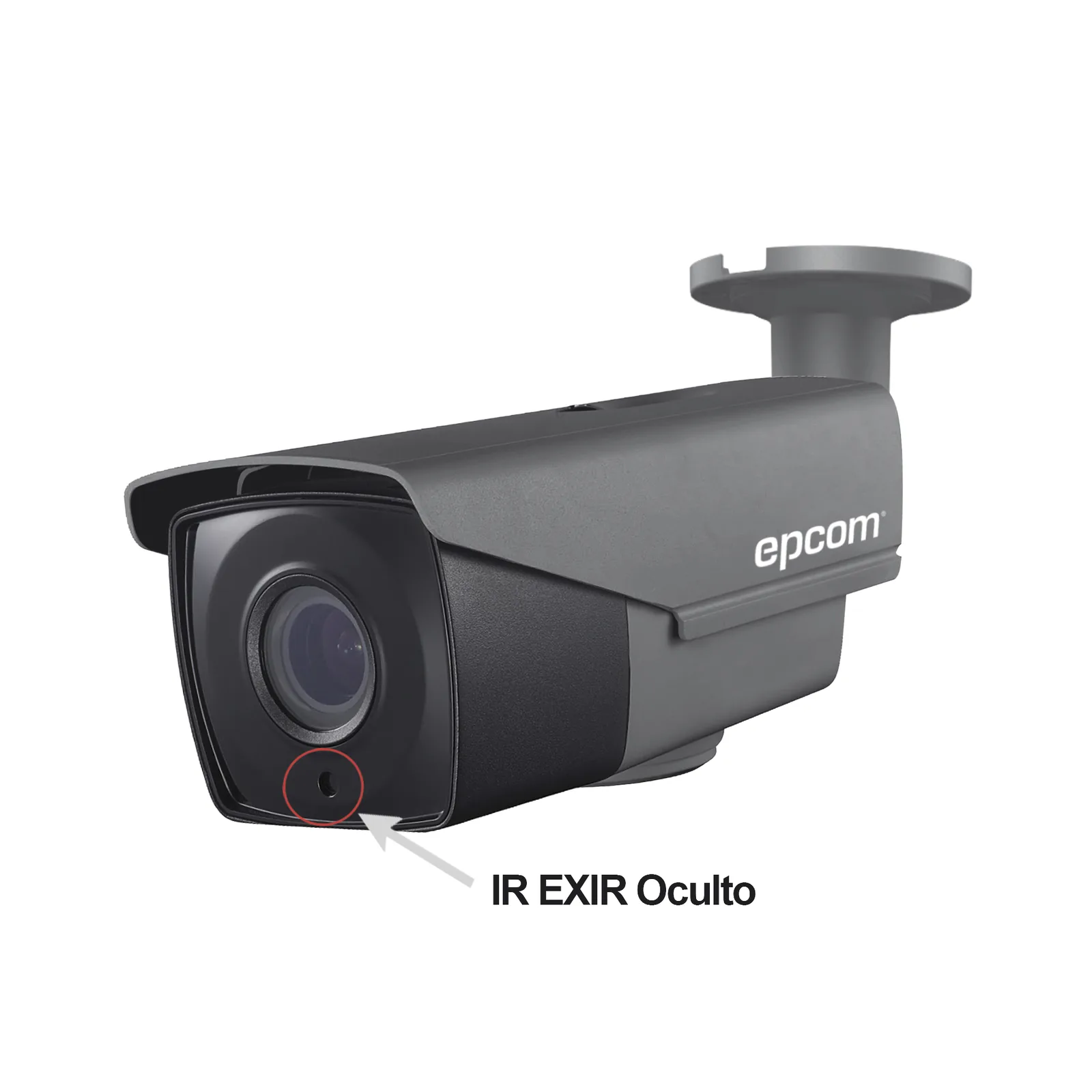 Bullet TURBO 1080p / CLIMAS EXTREMOS / Lente Mot. 2.8 a 12 mm / IR EXIR Inteligente 40 mts / Exterior IP66 / Híbrida / WDR Real 120 dB