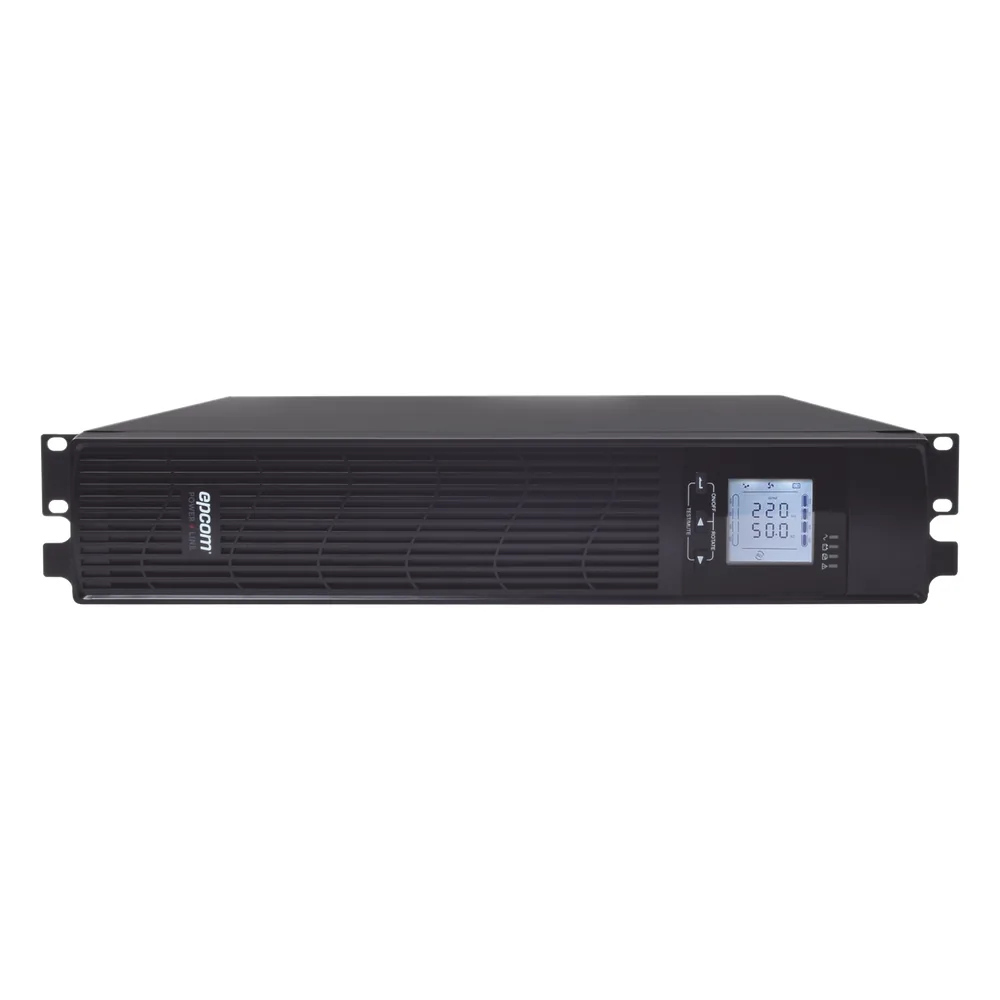 UPS de 1000VA/900W / Topología On-Line Doble Conversión / Entrada y Salida de 120 Vca / Clavija de Entrada NEMA 5-15P / Pantalla LCD Configurable /Formato Rack/Torre