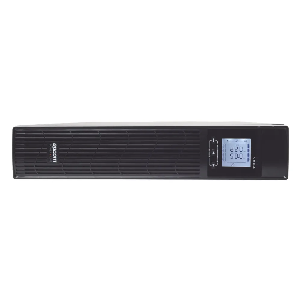 UPS de 2000VA/1800W / Topología On-Line Doble Conversión / Entrada y Salida de 120 Vca / Clavija de Entrada NEMA 5-20P / Pantalla LCD Configurable / Formato Rack/Torre