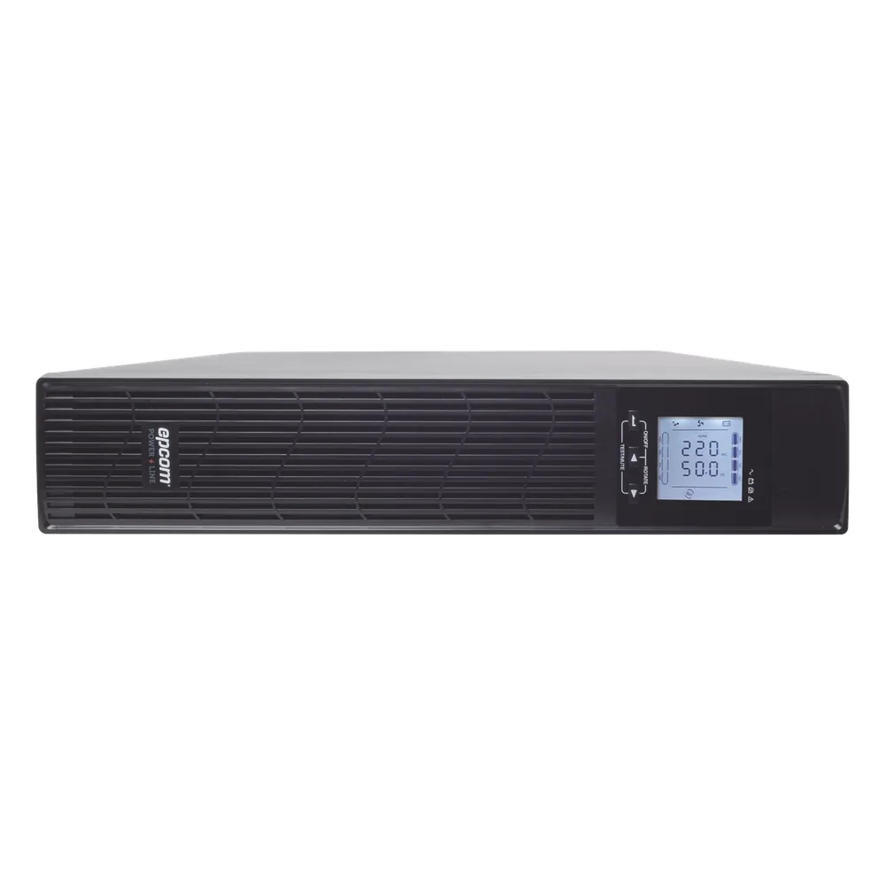UPS de 3000VA/2700W / Topología On-Line Doble Conversión con Baterías Internas / Entrada y Salida de 120 Vca / Clavija de Entrada NEMA L5-30P / Pantalla LCD Configurable / Formato Rack/Torre