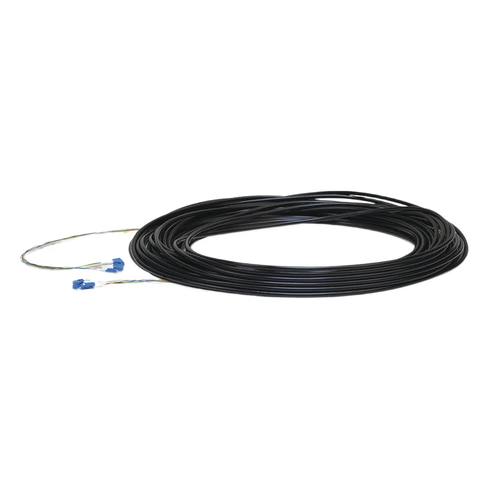 Fibercable de 30 Metros (100 Pies) Monomodo (SM) con Conectores LC, Ideal para Equipos Edgerouter, Edgeswitch y Edgepoint.