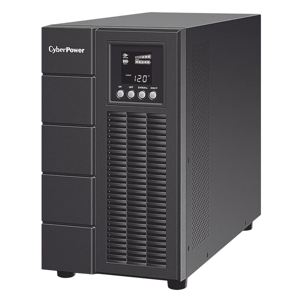 UPS de 3000 VA/2700 W, Online Doble Conversión, Entrada 120 Vca NEMA L5-30P, Onda Senoidal Pura, Tipo Torre, Con 6 Tomas NEMA 5-20R y 1 Block Hardwired