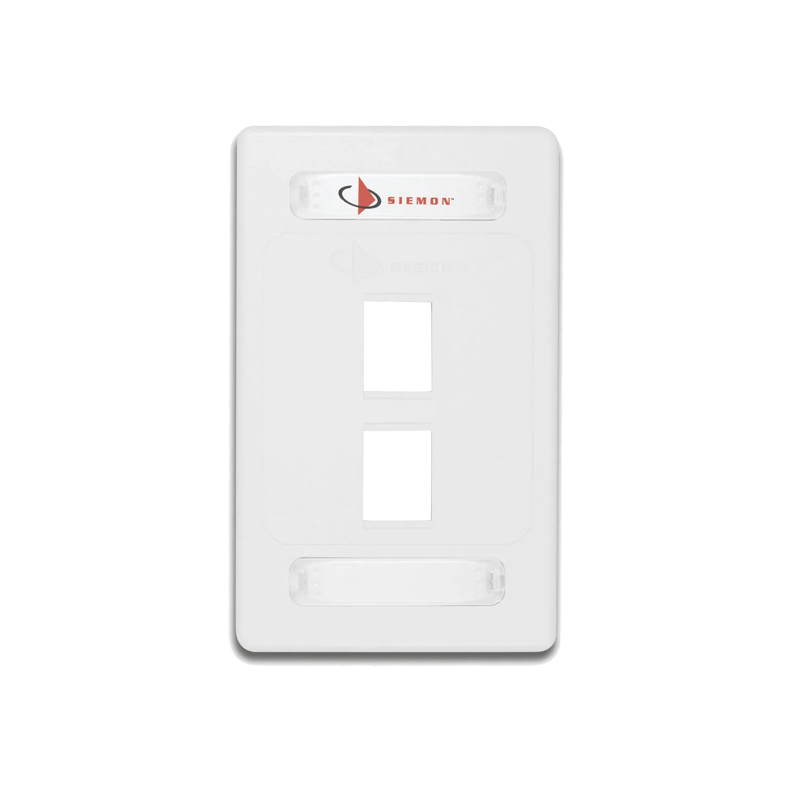 Placa de Pared Modular 10G MAX de 2 Salidas, Color Blanco
