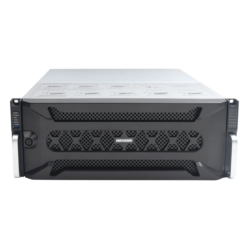 NVR 12 Megapixel (4K) / 256 canales IP / 24 Bahías de Disco Duro / 4 Puertos de Red / Soporta RAID con Hot Swap / NVR