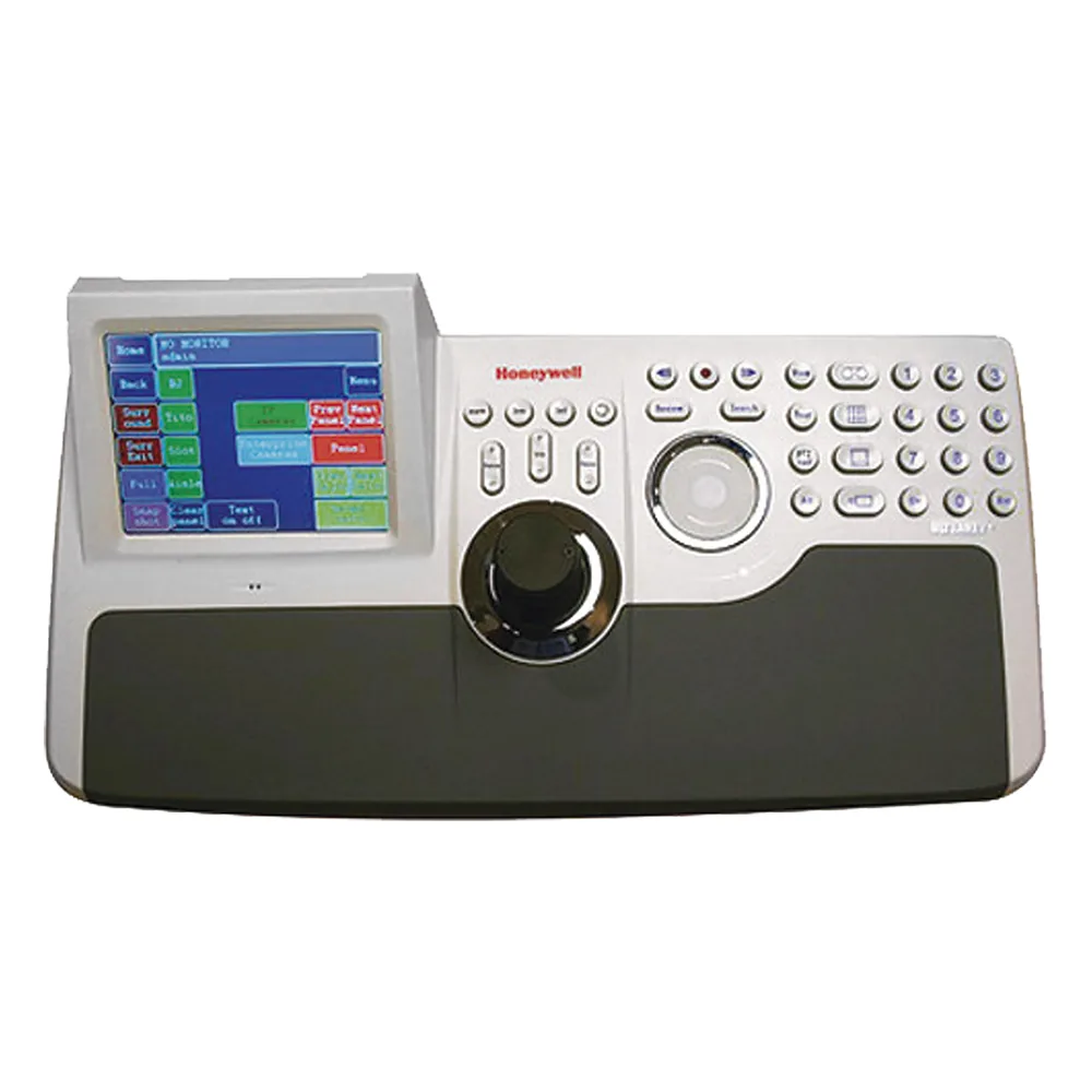 Teclado joystick programable con pantalla LCD táctil a color y PoE para control de sistemas de videovigilancia