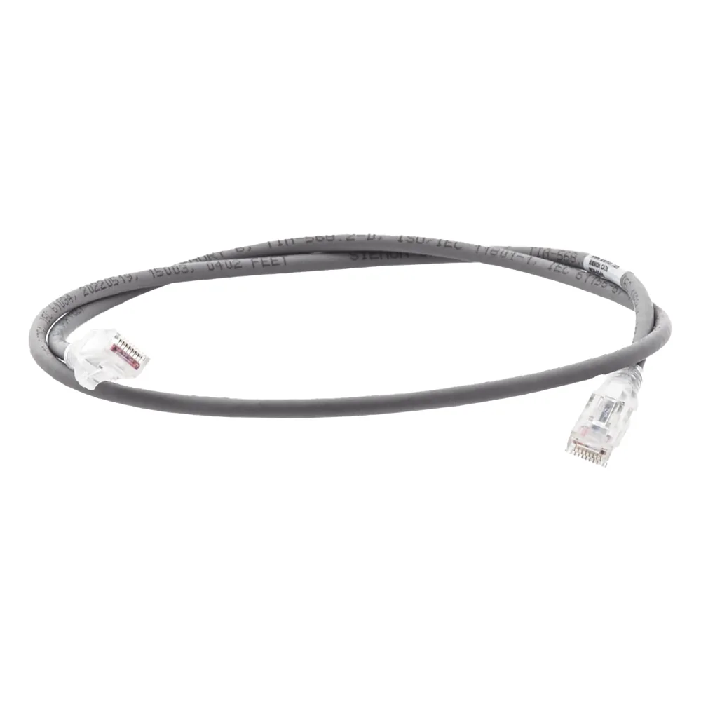 Patch Cord MC6 Modular Cat6 UTP, CM/LSOH1, 0.91 Metros (3 Pies), Color Gris
