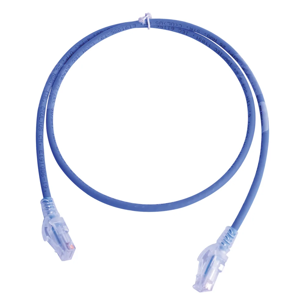 Patch Cord MC6 Modular Cat6 UTP, CM/LS0H, 0.91 Metros (3 Pies), Color Azul