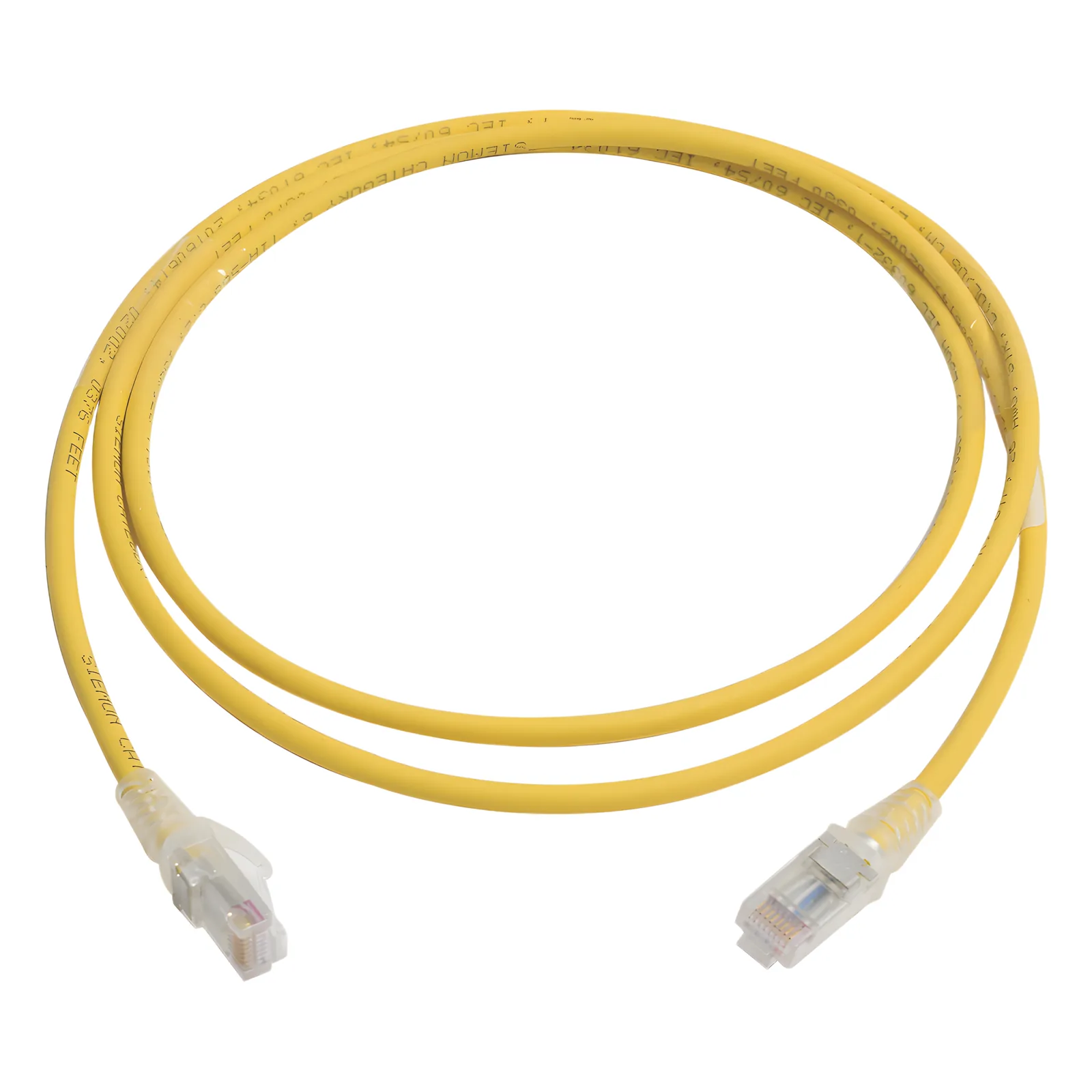 Patch Cord MC6 Modular Cat6 UTP, CM/LS0H, 1.52 Metros (5 Pies), Color Amarillo