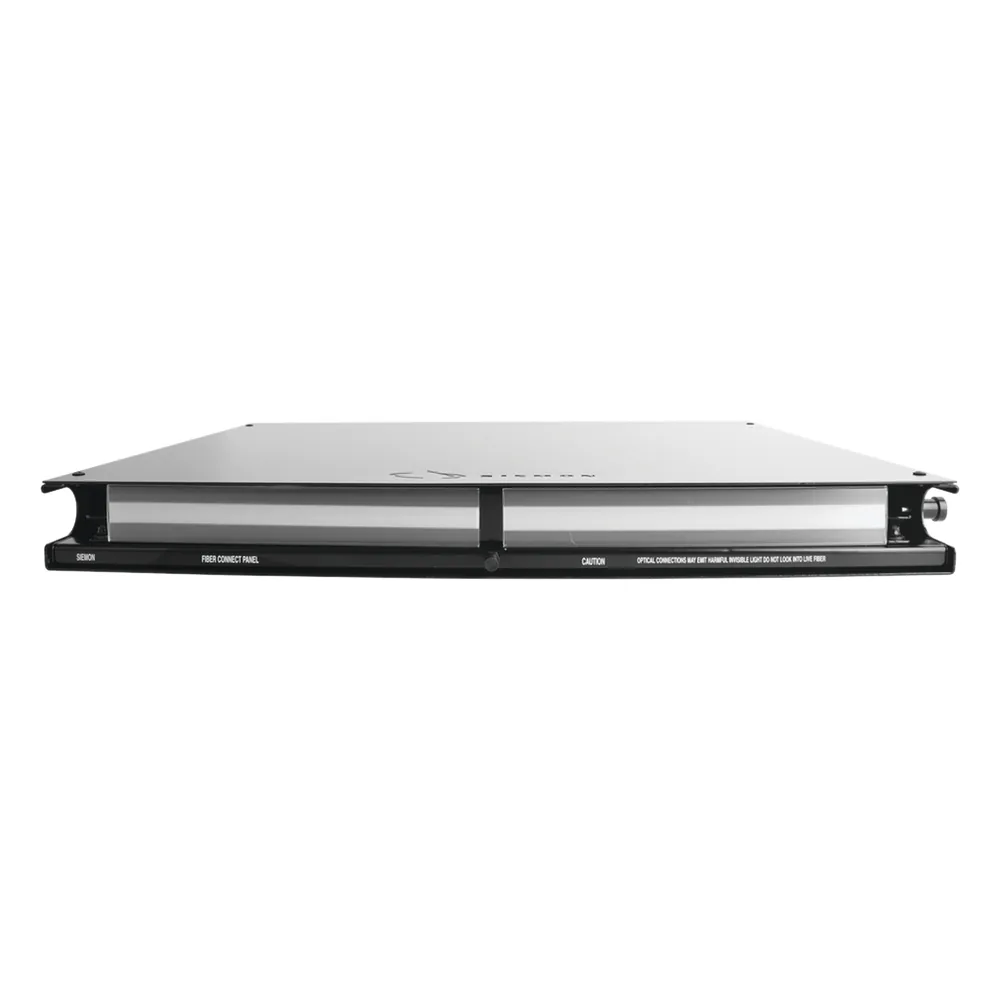 Panel de Conexión de Fibra para Rack de 19in, Bandeja Fija, Acepta 3 Placas Quick Pack, Hasta 72 Fibras, 1 UR
