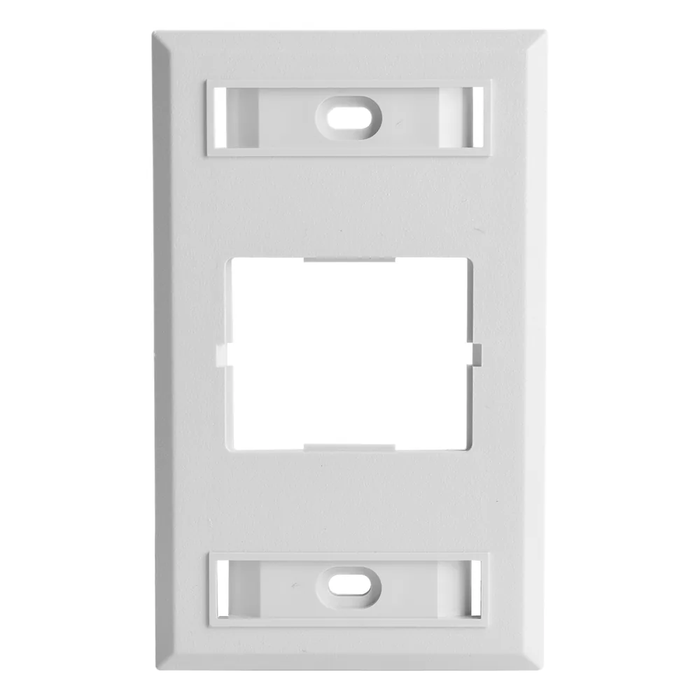 Placa de Pared CT, Para un Acoplador, Color Blanco