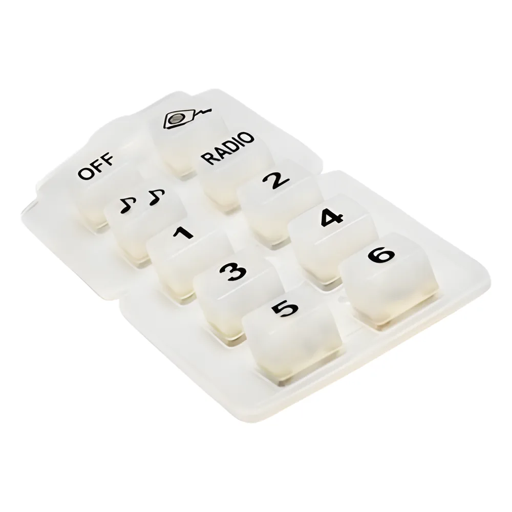 Botonera de silicón para micrófono 821-6060 de sirena 202-0141AH