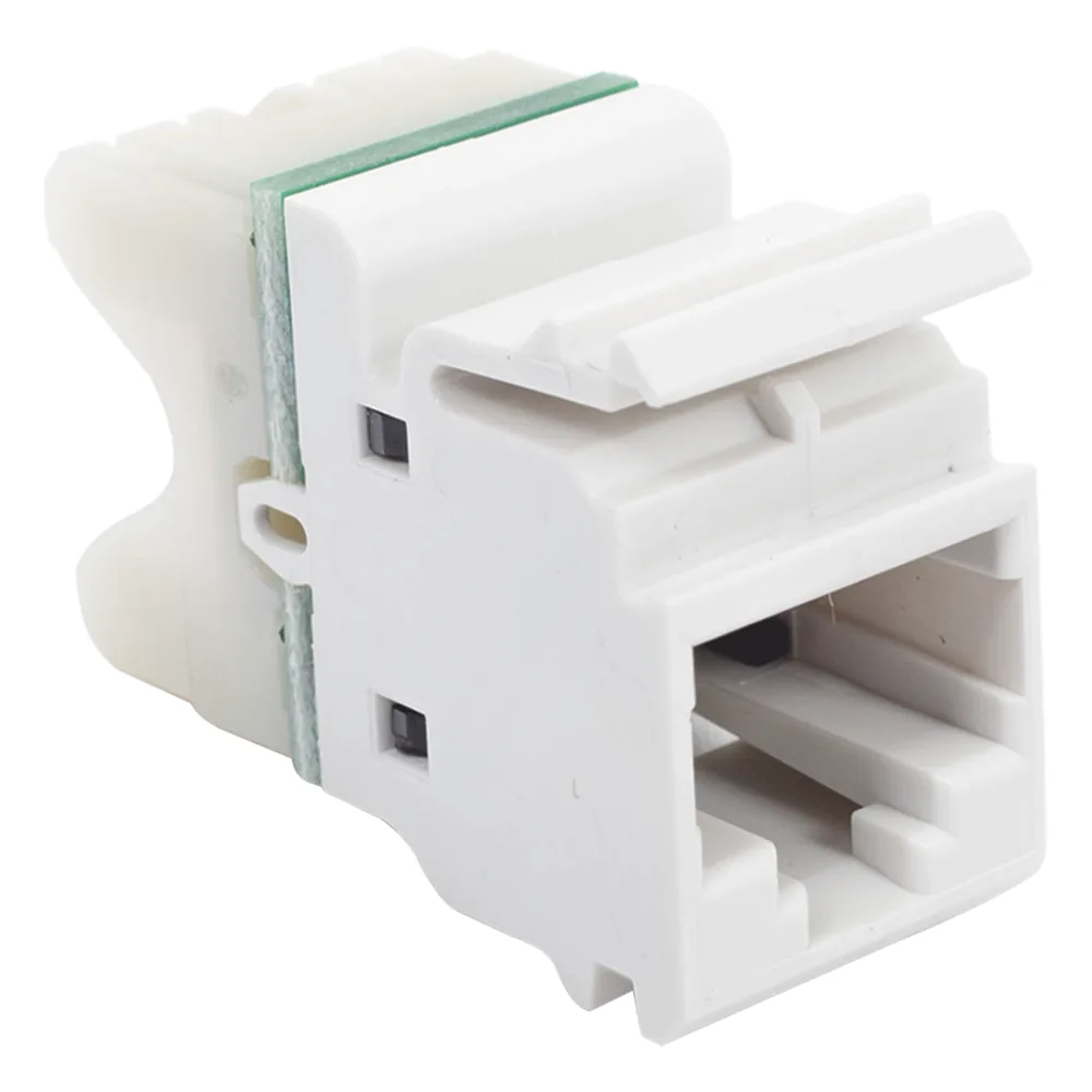 JACK MAX UTP CAT5E RJ45 PLANO BLANCO D/IMPACTO T568A/B