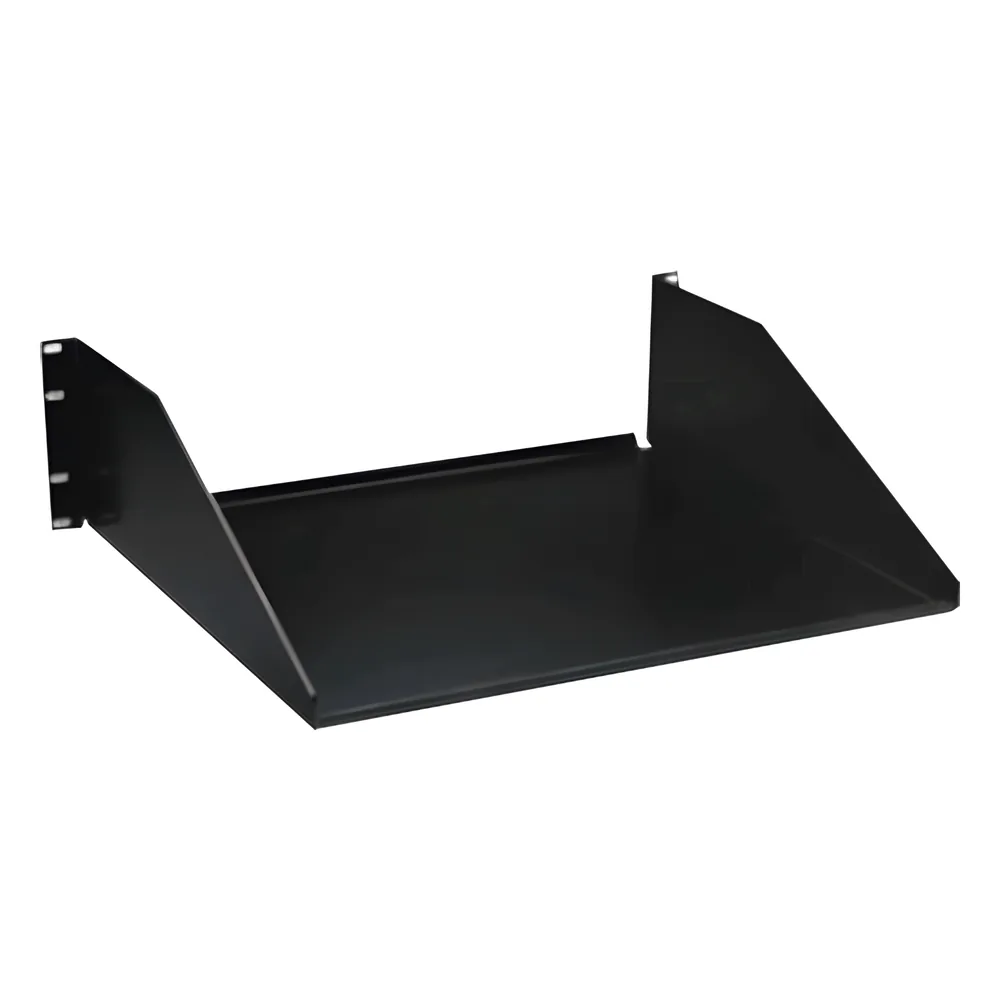 Charola Para Soportar Equipos en Racks, de 19in, Solida, 3UR, Color Negro
