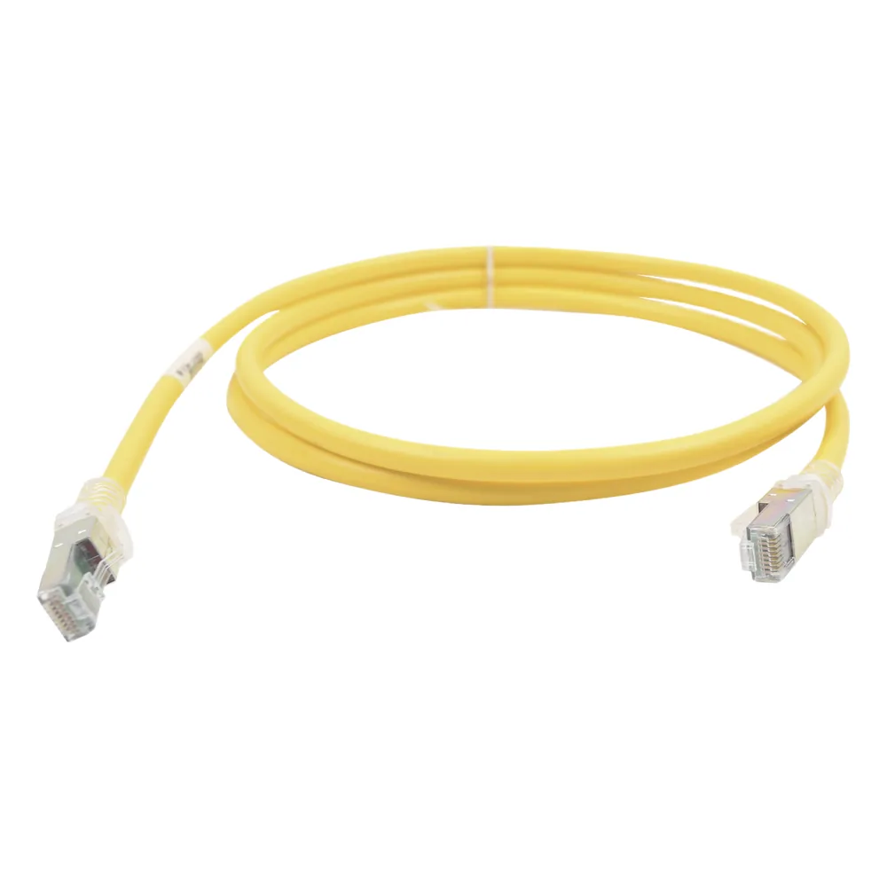 Patch Cord Z-MAX Cat6A UTP, CM, 1.52 Metros (5 Pies), Color Amarillo, Versión Bulk (Sin Empaque Individual)