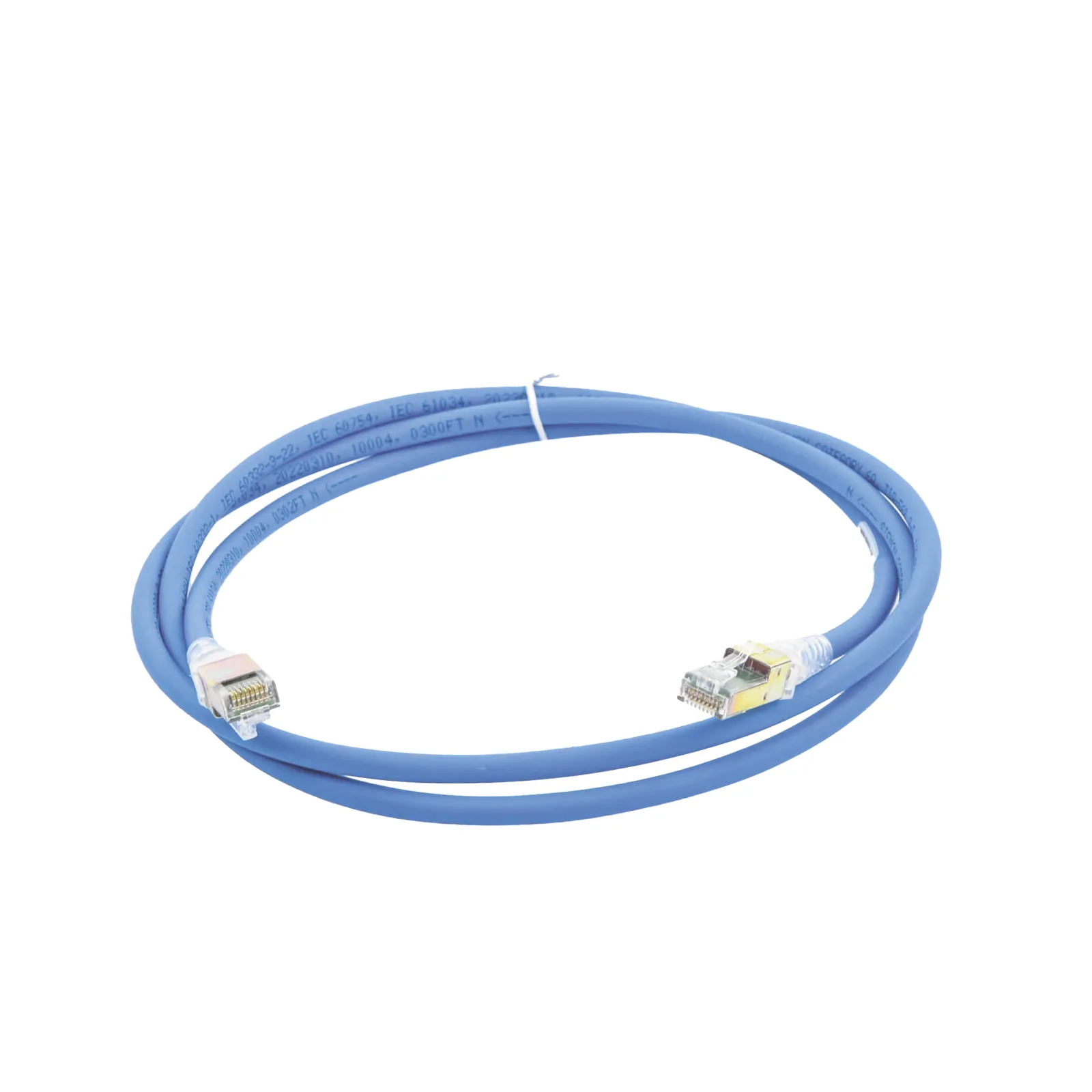Patch Cord Z-MAX Cat6A UTP, CM, 1.52 Metros (5 Pies), Color Azul, Versión Bulk (Sin Empaque Individual)