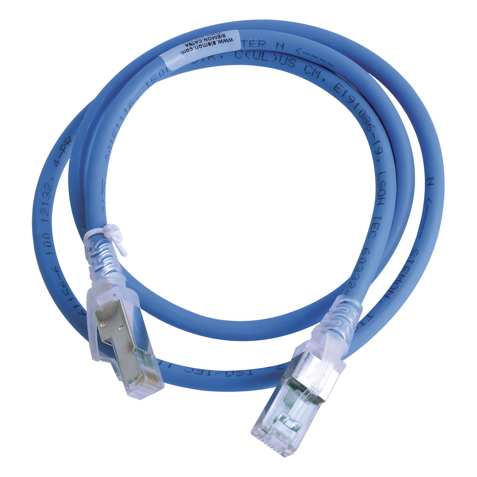 Patch Cord Z-MAX Cat6A S/FTP, CM/LS0H, 0.91 Metros (3 Pies), Color Azul