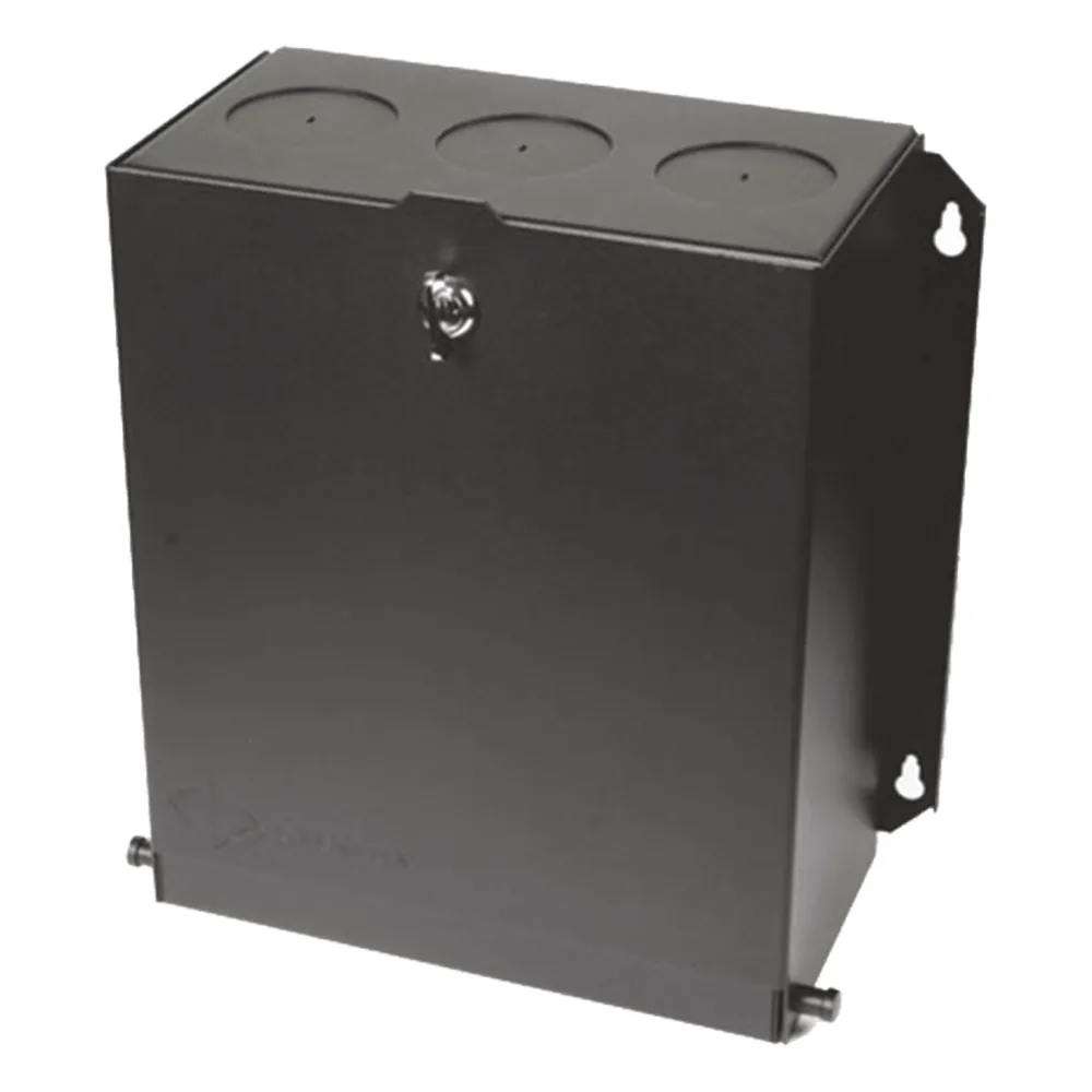 Caja de Zona (Punto de Consolidación), de 24 Puertos, Ideal para Soportar Cableado en una Gran Variedad de Áreas de Trabajo, Compatible con Conectores MAX, Z-MAX, o TERA, Color Negro