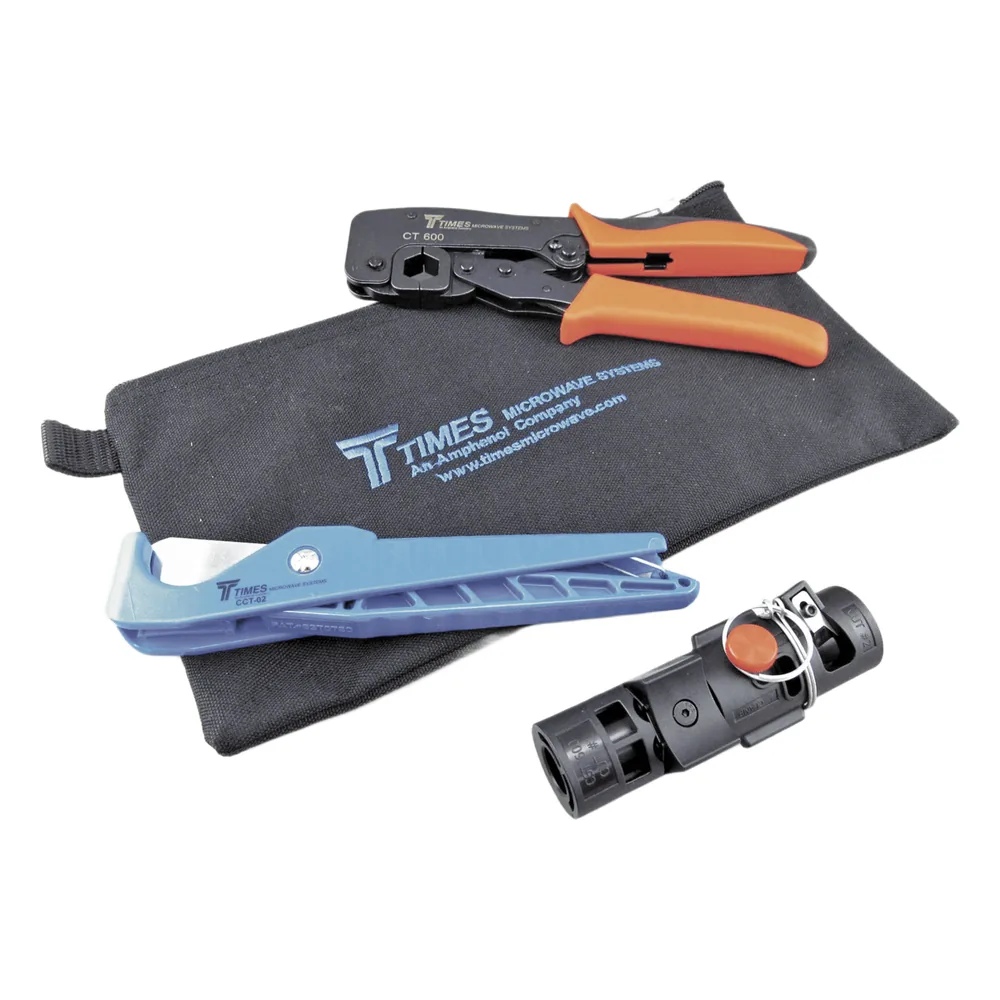 Kit de Herramientas para Instalar Conectores en Cable LMR-600 Times