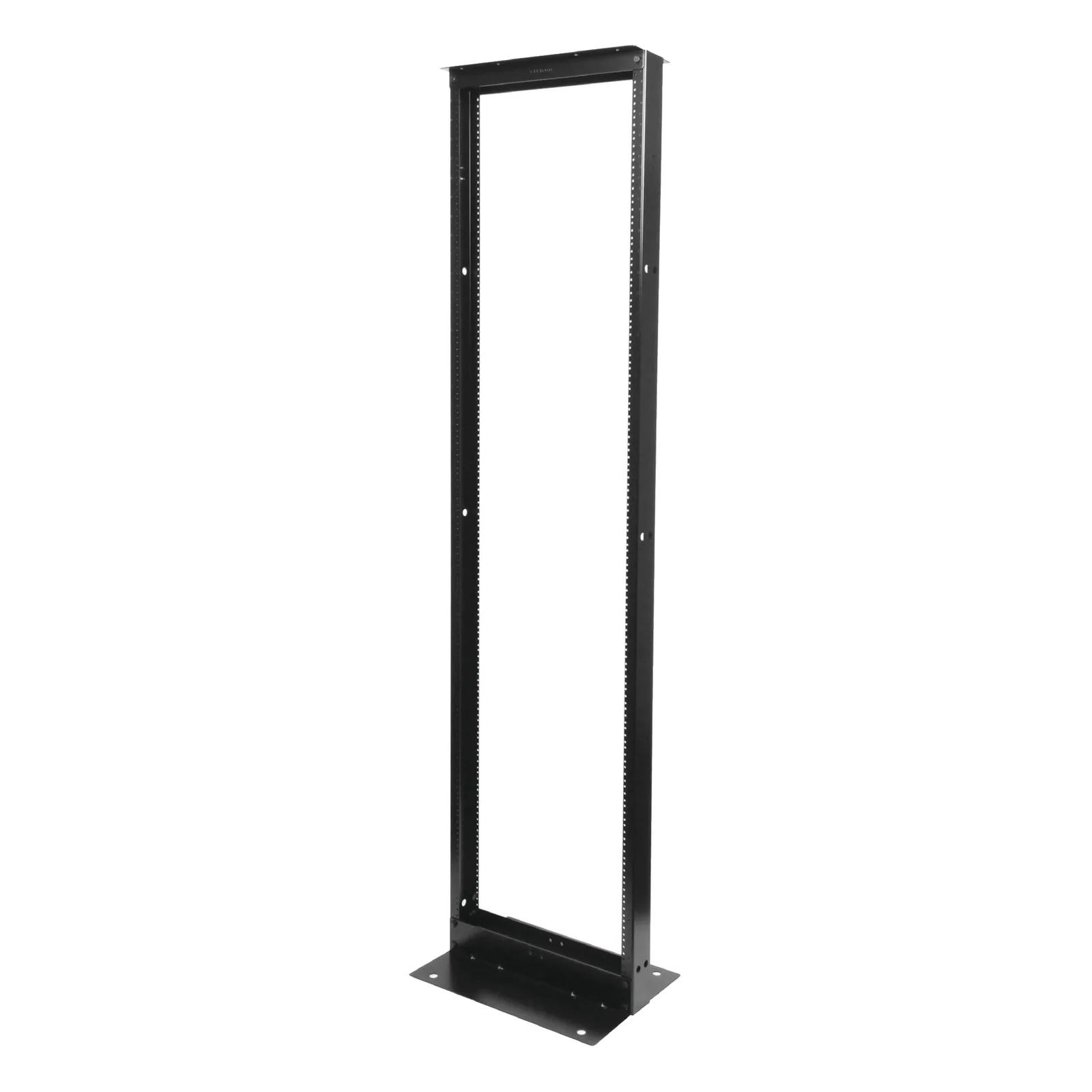 Rack de Dos Postes Estándar de 19", Numerado, Fabricado en Acero y 45 Unidades de Rack, Color Negro
