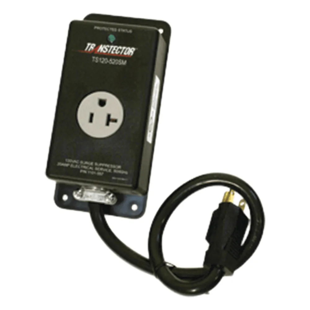 Protector Contra Sobretensiones A 120 VAC Con Tecnología Diodo Avalncha de Silicio SASD Con Conector NEM 5-20