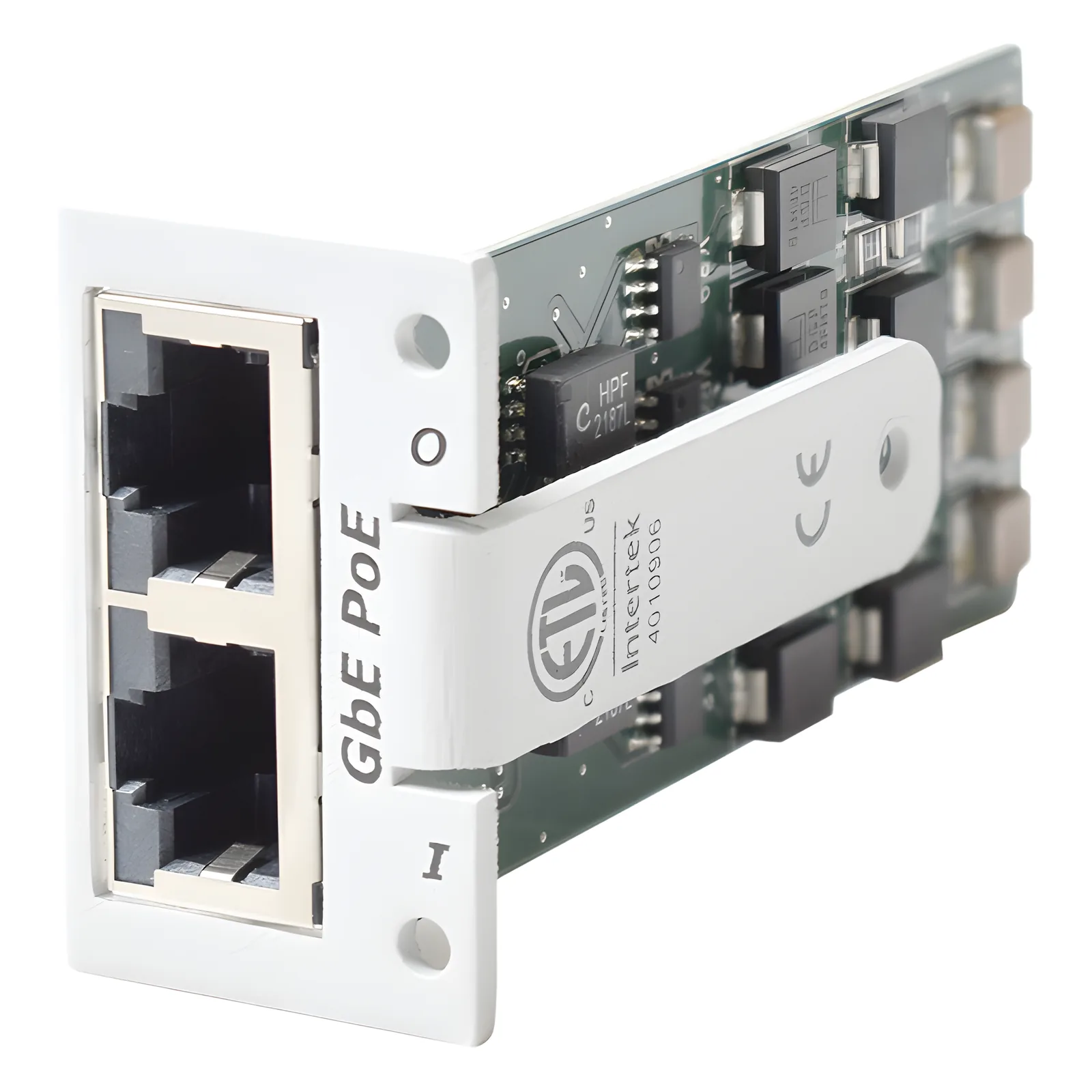 Modulo Protector PoE Individual Ethernet 10/100/1000 Mbps Para Chassis TCPXH Para Rack 19"