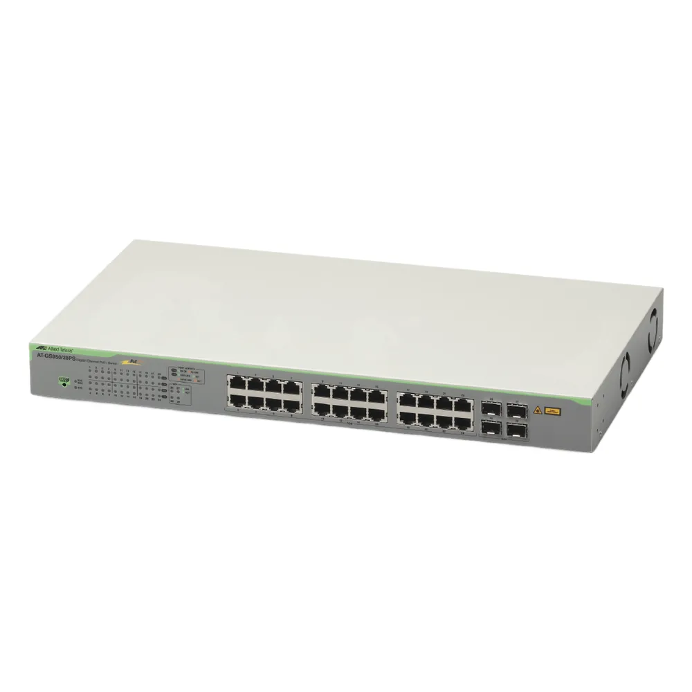 Switch PoE+ Gigabit WebSmart de 24 puertos 10/100/1000 Mbps + 4 puertos SFP Gigabit, 185 W
