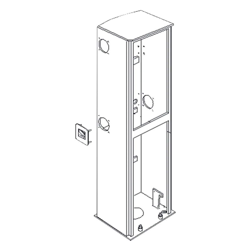 Gabinete para barrera KX-BG-G4-M y KX-BG-G4-ML
