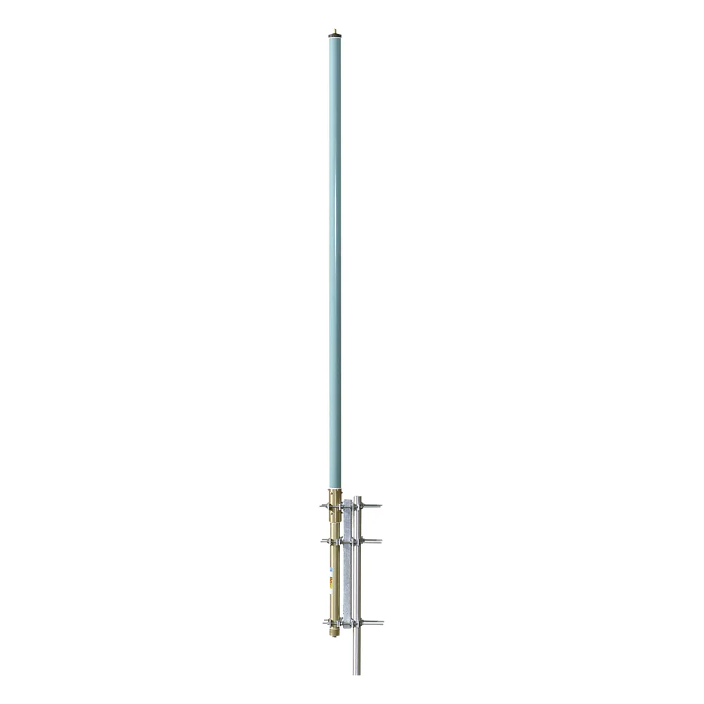 Antena Colineal Omnidireccional 806-869 MHz, 10 dB, 63 MHz de Ancho de Banda, 500 Watt, DIN 7-16 Hembra.