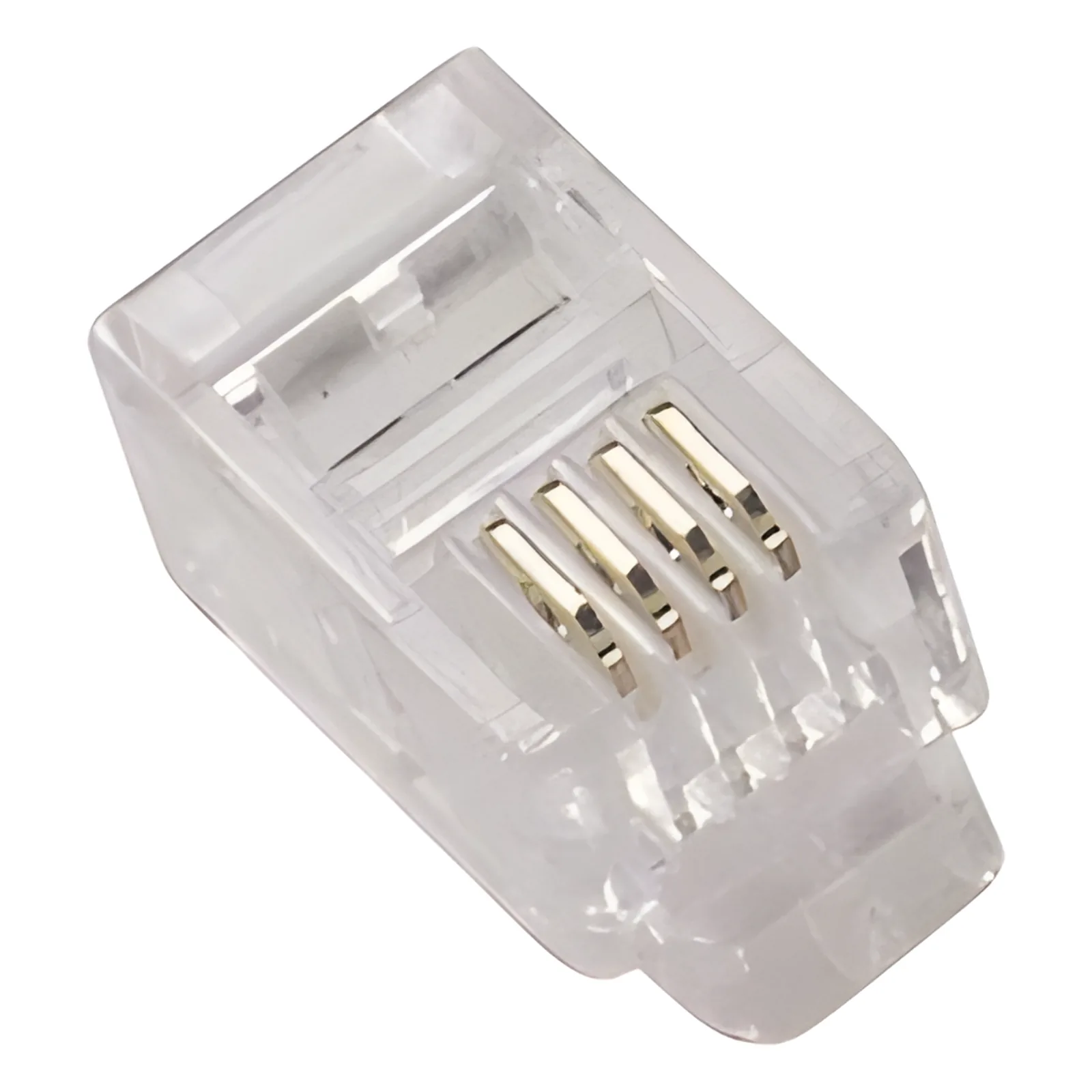 Conector Plug Modular para cable telefónico RJ11 6p4c